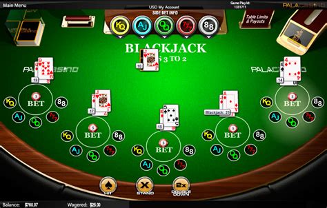Blackjack Game With Side Bets